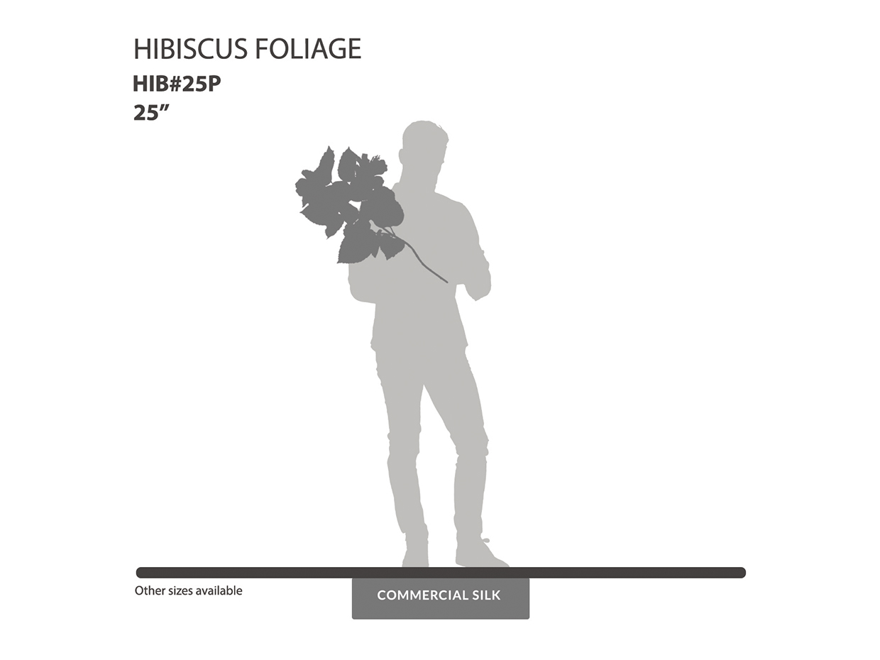 Hibiscus Spray, Hot Pink ID# HIB#25P