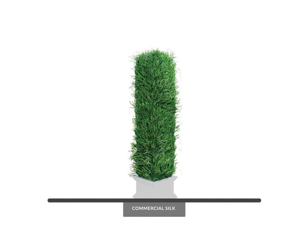 Artificial Pearl Grass Topiary Hedge