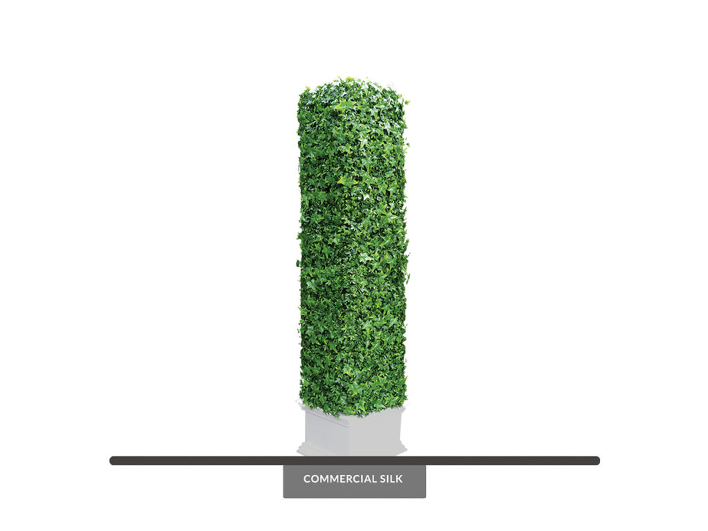 Artificial English Ivy Topiary Column Outdoor