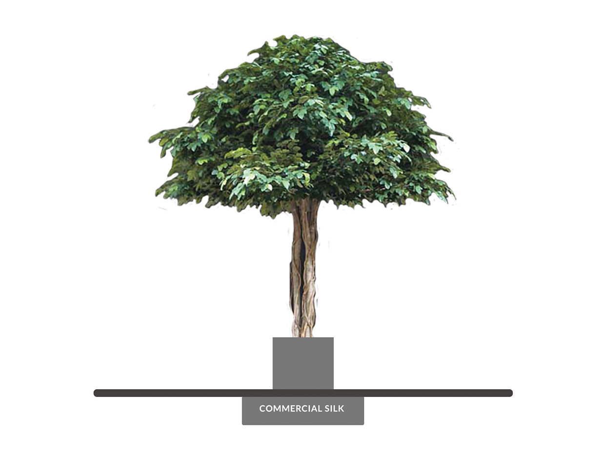 Artificial Umbrella Banyan Tree Indoor