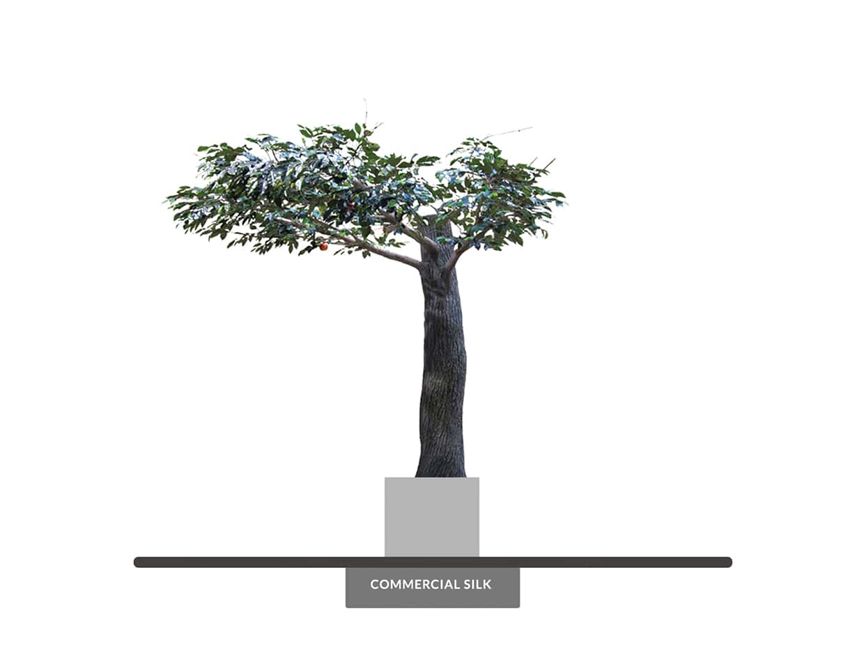 Artificial Apple Corner Tree