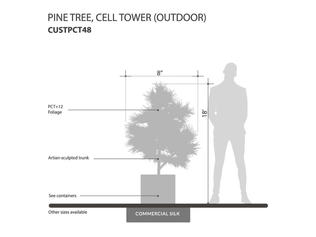 Cell Tower Pine Tree ID# CUSTPCT48