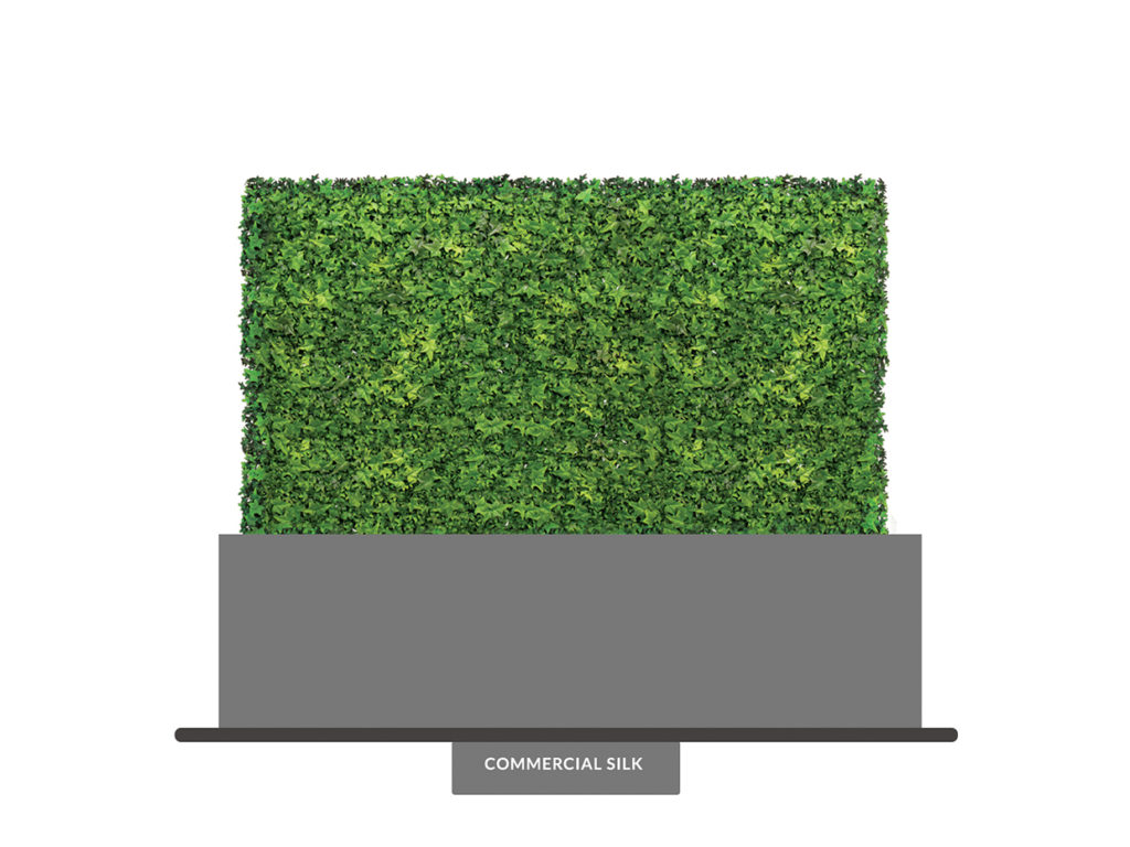 Artificial English Ivy Hedge Wall Outdoor