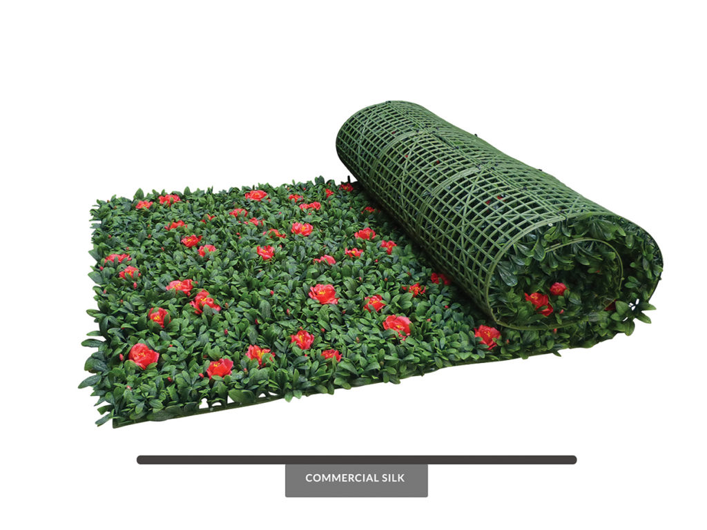 Artificial Azalea Flower Mat Roll