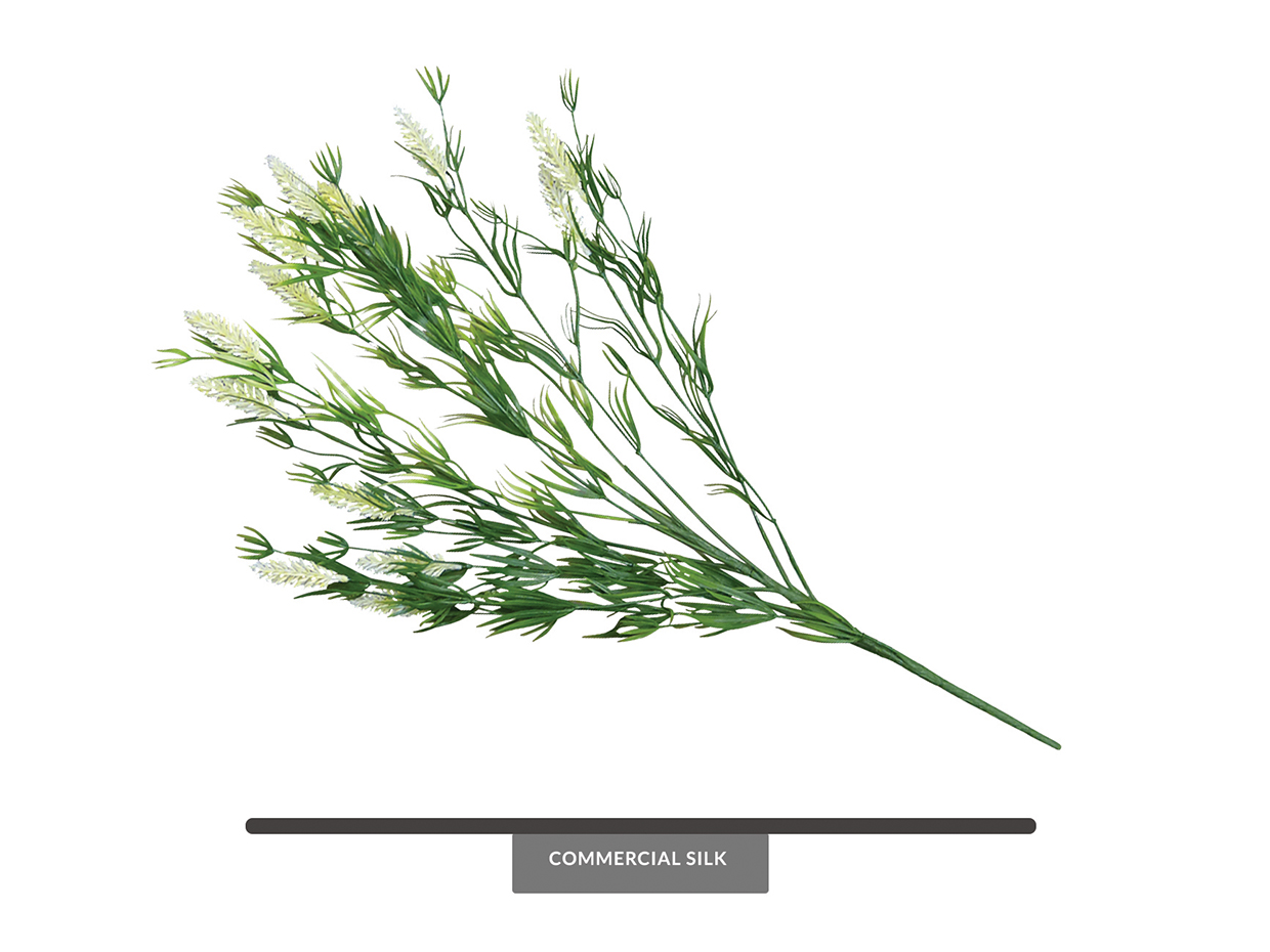 Artificial Thistle Bush Branches