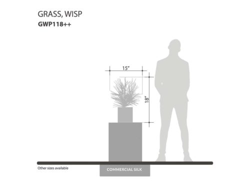 Faux Wisp Grass Plant ID# GWP118++