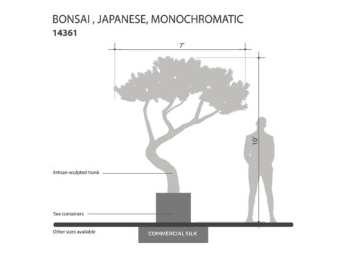 Bonsai Tree, Monochromatic ID# 14361