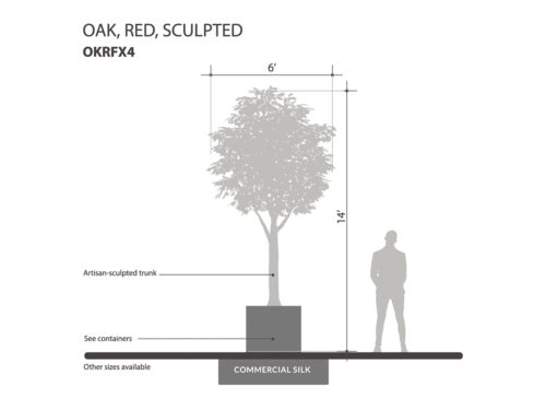 Oak Tree, Sculpted ID# OKRFX4