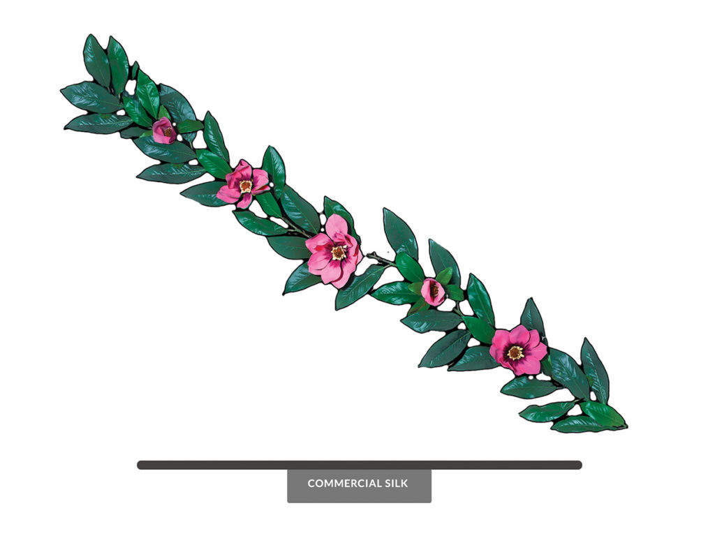 Faux Magnolia Garland