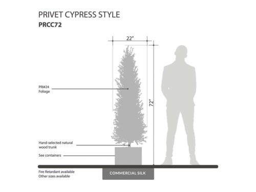 Privet Cypress Tree, Topiary ID# PRCC72