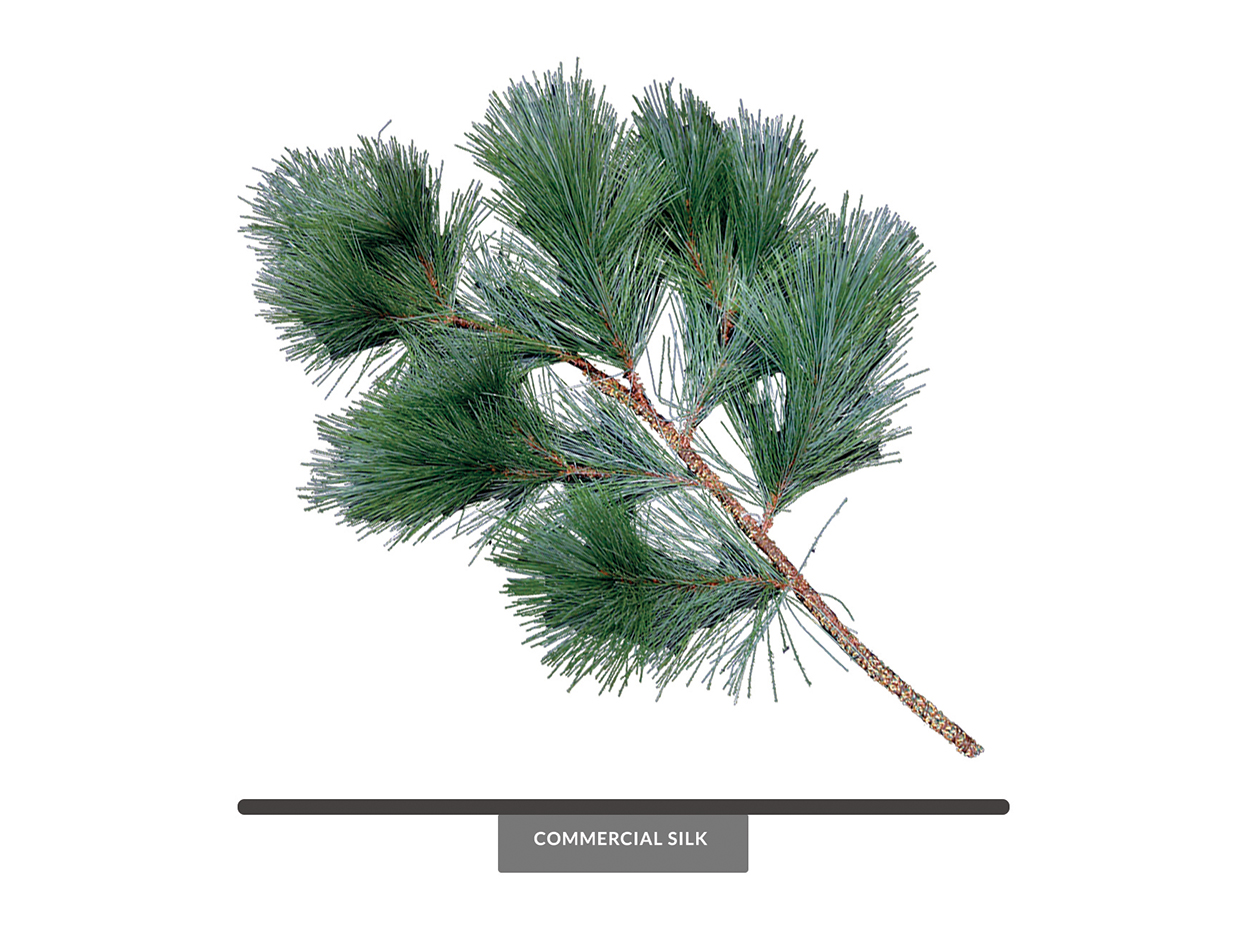 Artificial White Pine Tree Branches