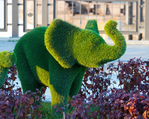 Elephant Animal Topiary