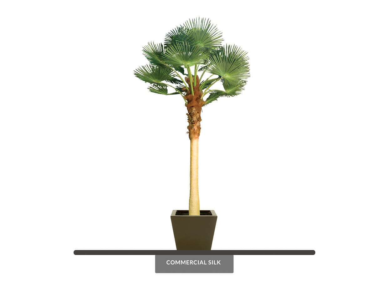 Artificial Fan Palm Tree Outdoor 12 ft