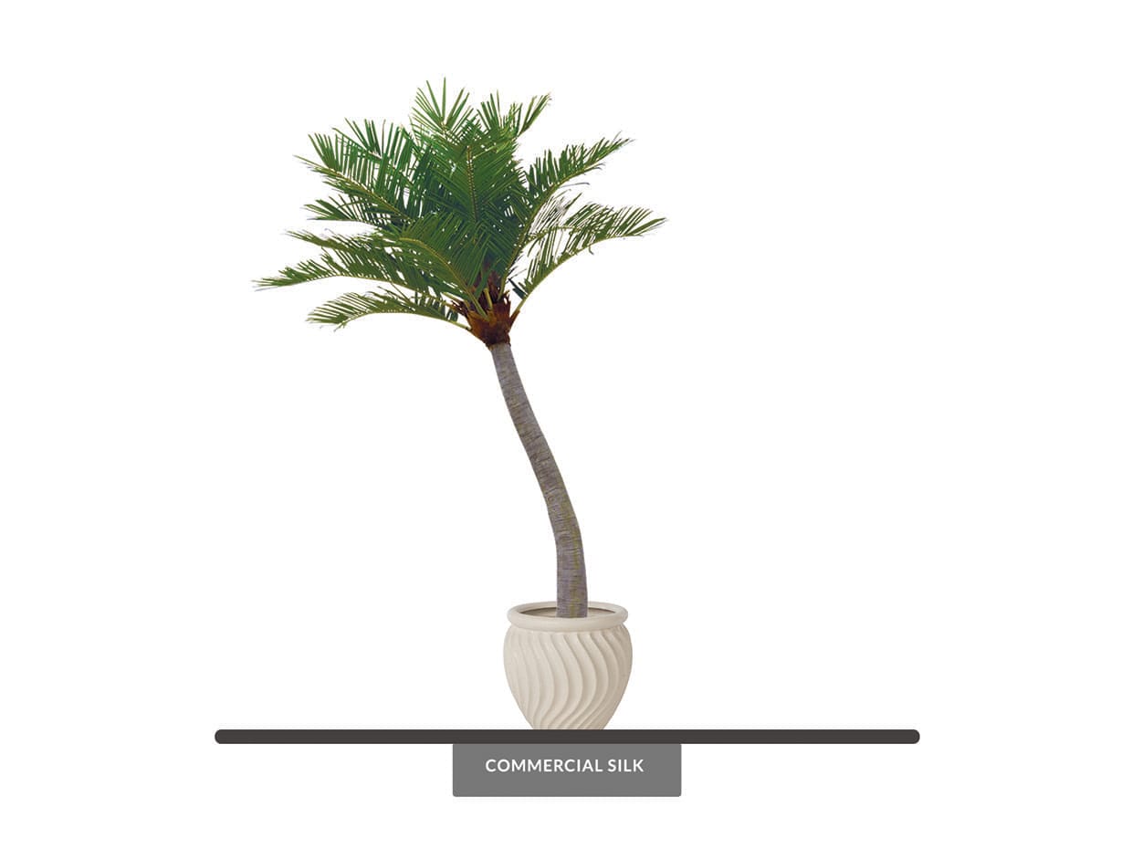 Artificial Coconut Curved Palm Tree