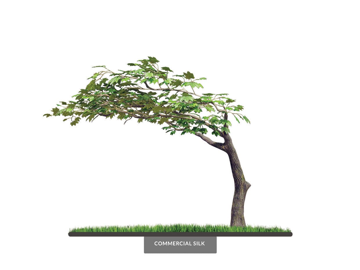 Artificial Sugar Maple Ceiling Tree