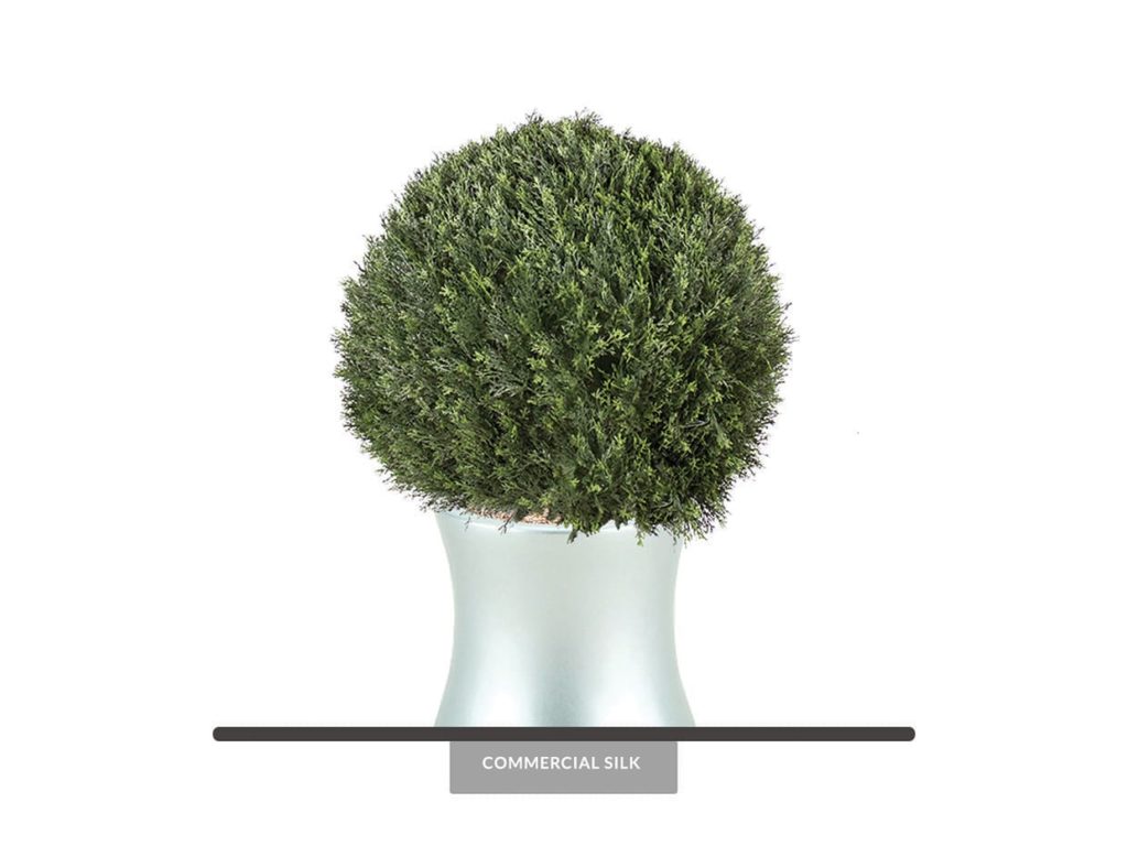 Artificial Cypress Topiary Ball Outdoor