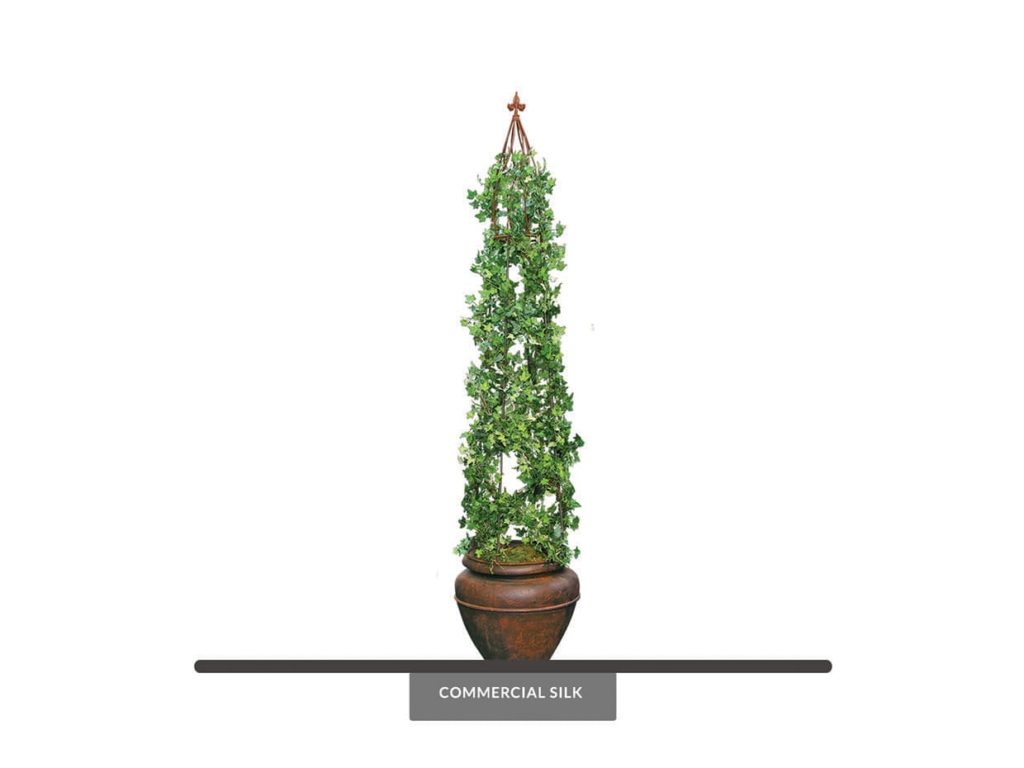 Artificial Ivy Spiral Topiary