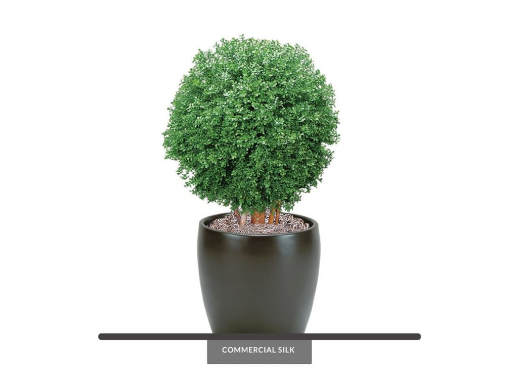 Potted Artificial Topiary Ball