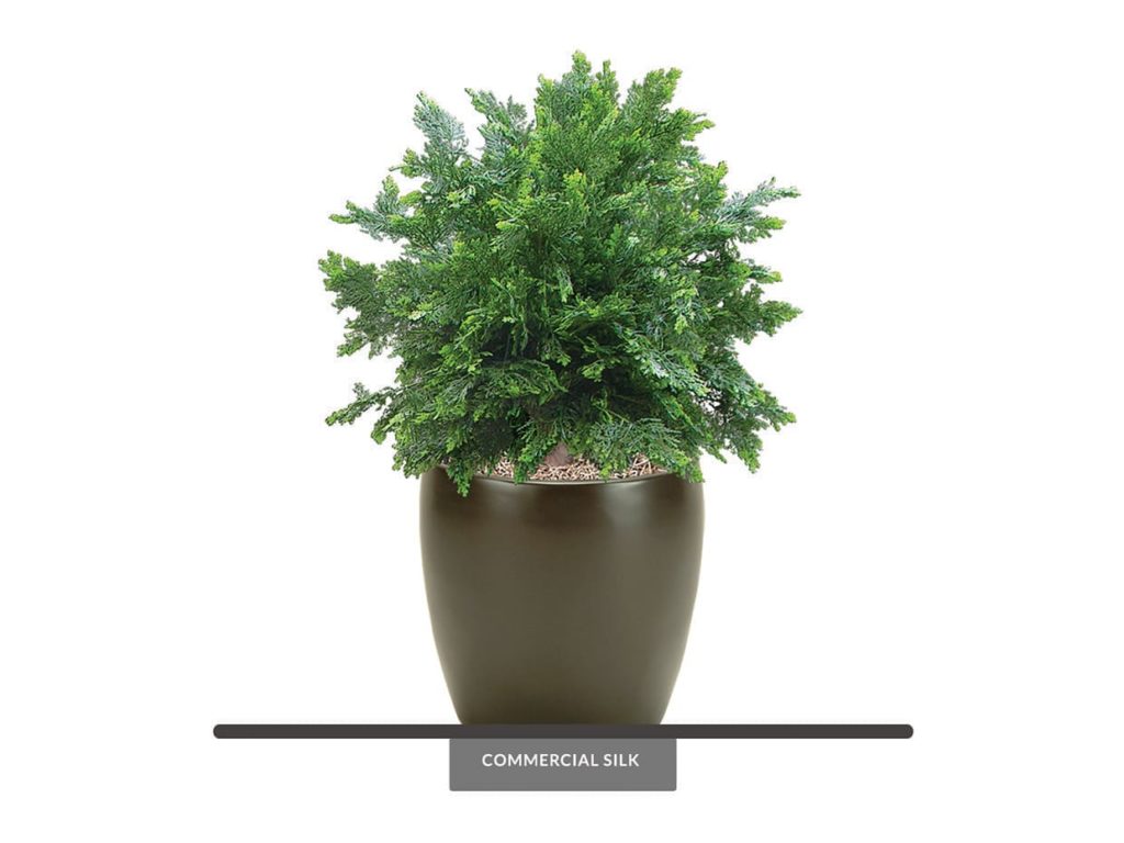 Artificial Cedar Ball Topiary