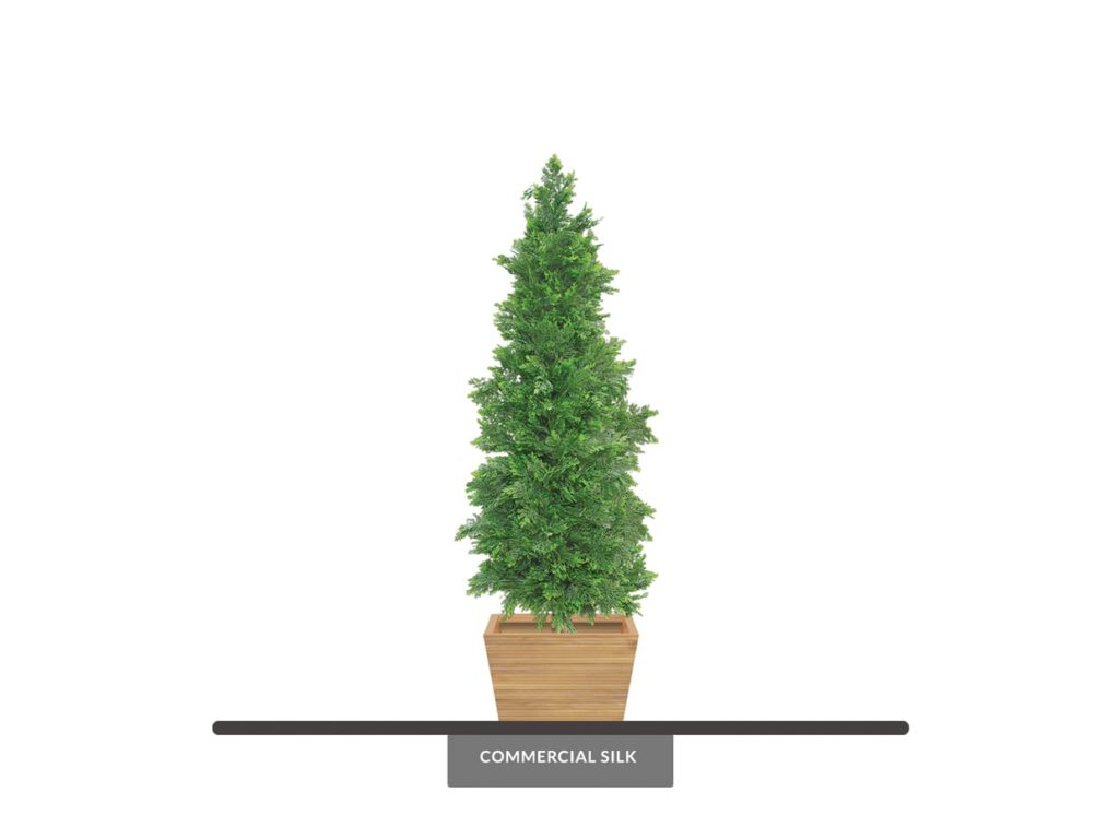 Artificial Cedar Cypress Topiary Faux Topiary Outdoor Commercial Silk