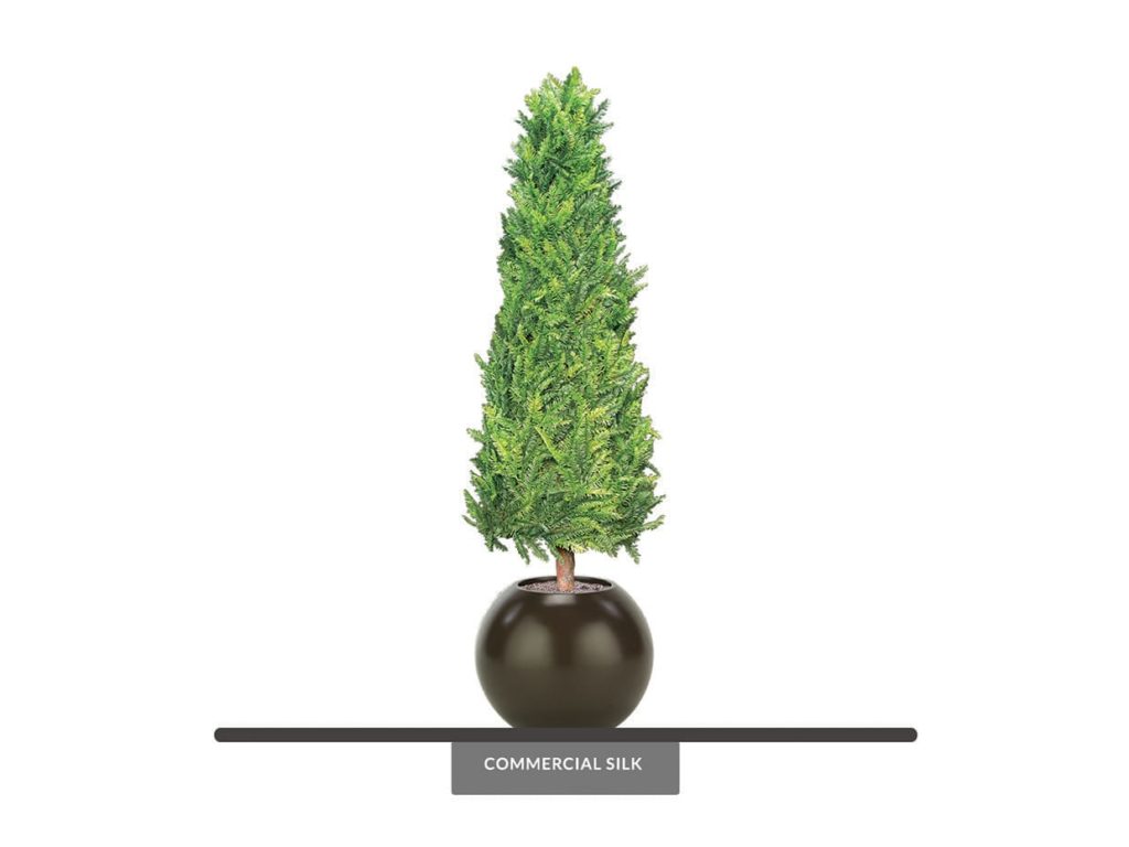 Faux Sequoia Cypress Topiary Outdoor