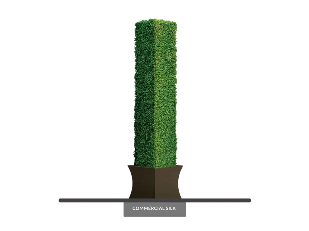Artificial Boxwood Topiary Column