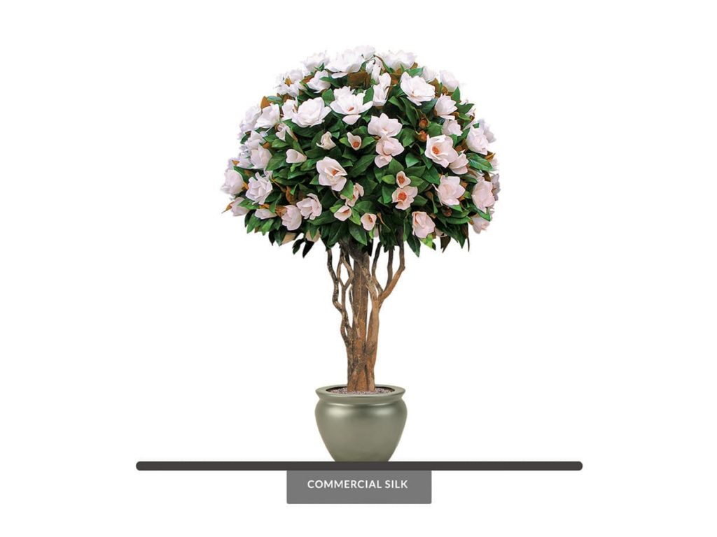 Artificial Magnolia Topiary Tree