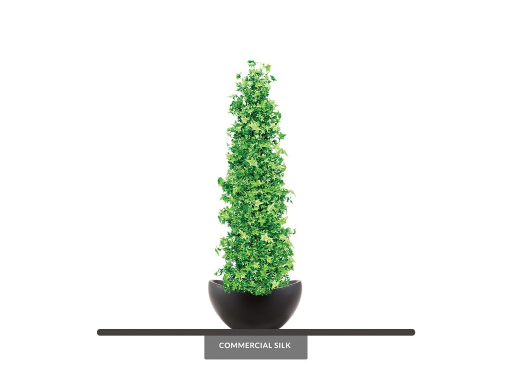 English Ivy Cypress Artificial Topiary