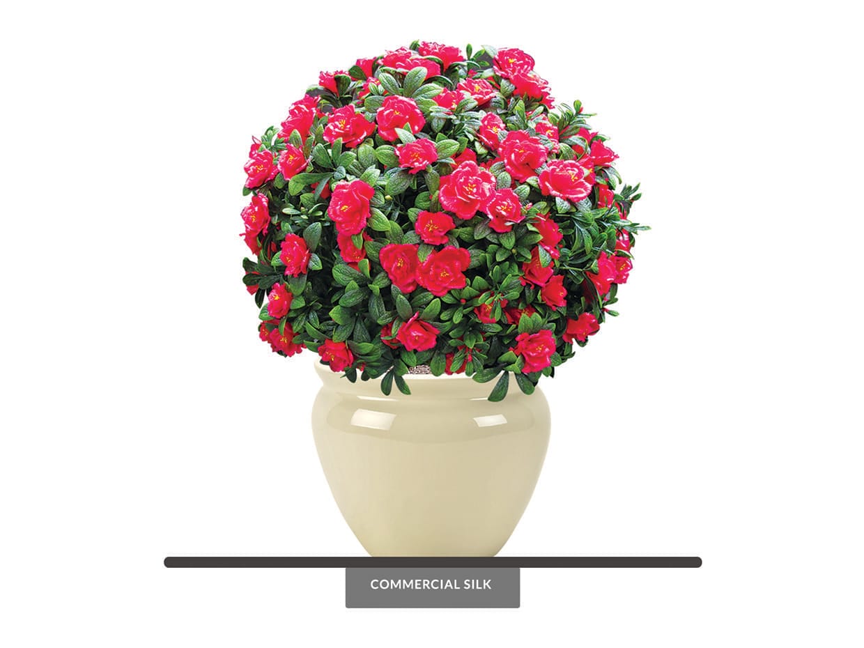 Artificial Azalea Flower Balls - Faux Flower Plant | Commercial Silk