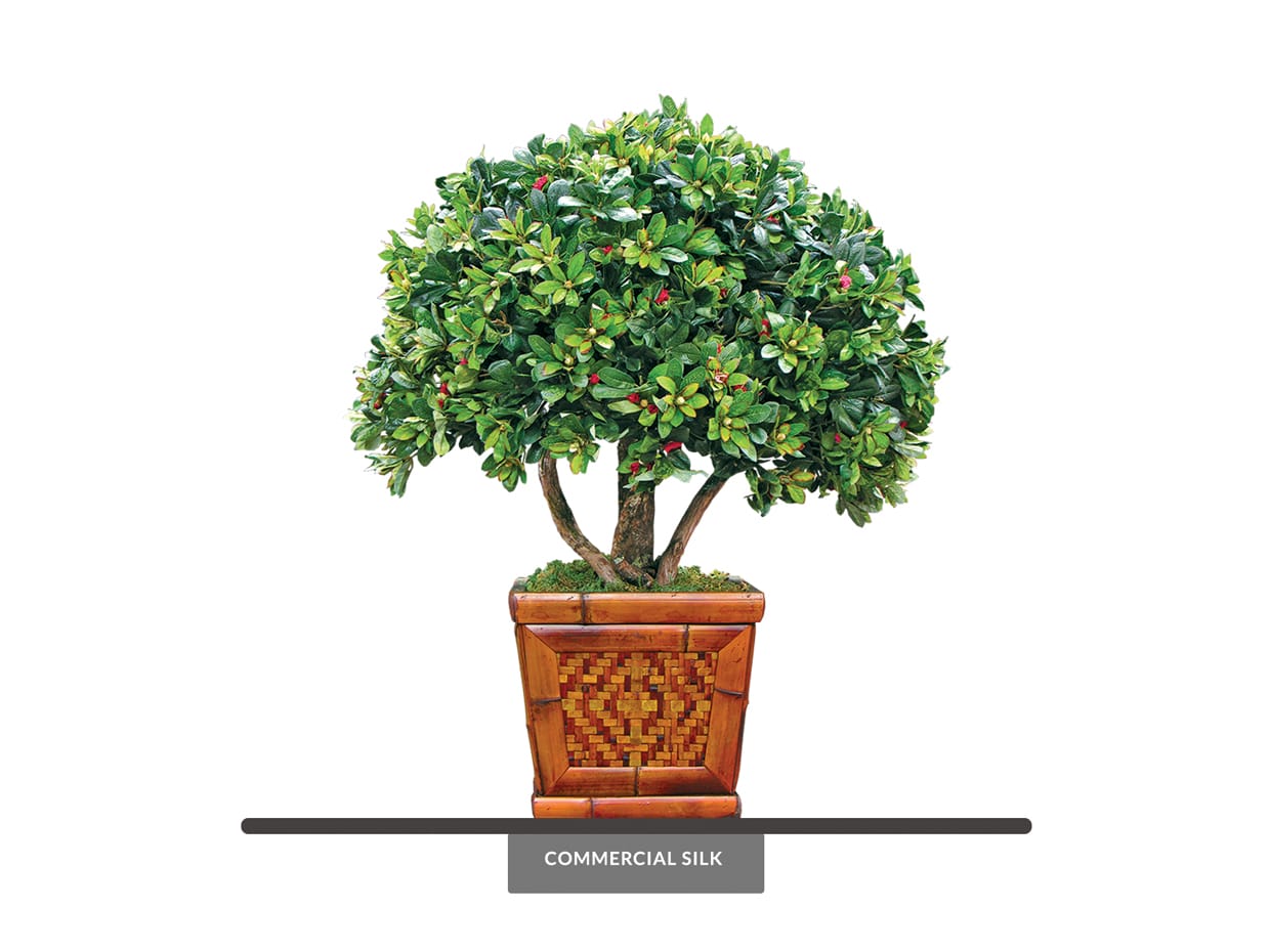 Artificial Azalea Bonsai Plant