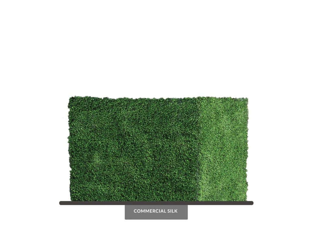 Artificial Boxwood Privacy Hedge