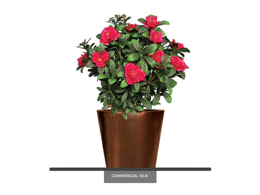 Potted Azalea Artificial Plant