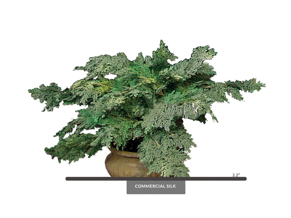 Faux Cedar Bushes