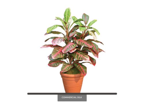 Artificial Silk Plant and Tree Artificial Croton Plant 