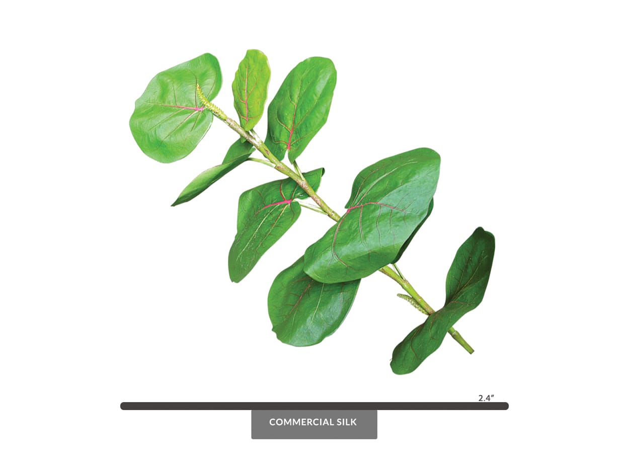 Artificial Sea Grape Foliage