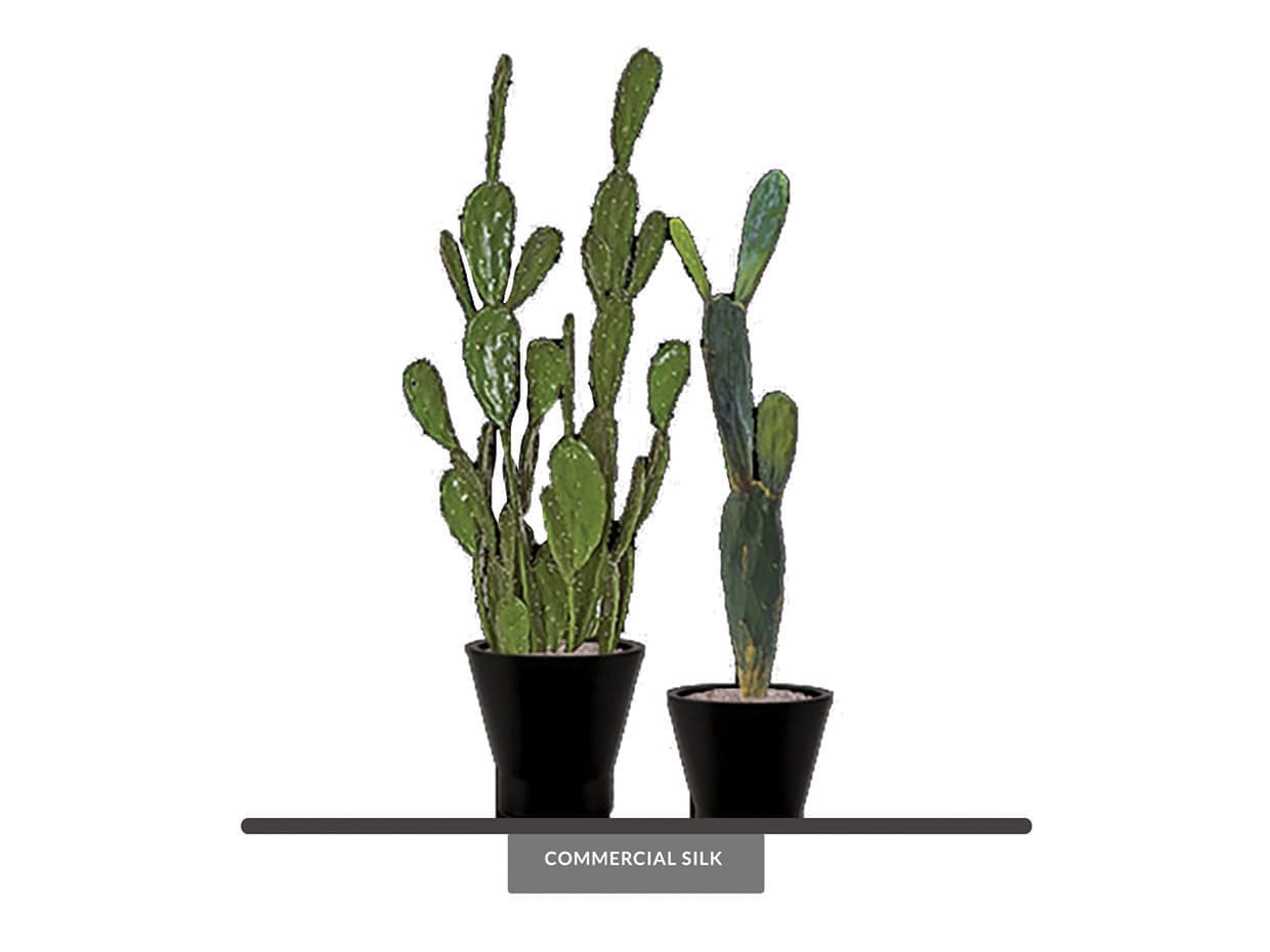 Artificial Prickly Pear Cactus Plant
