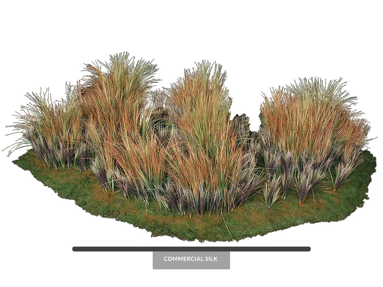 Artificial Prairie Grass Landscaping