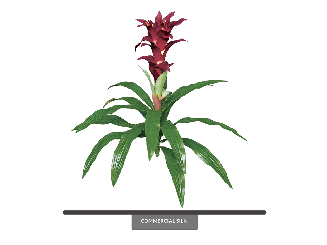 Artificial Bromeliad Guzmania Foliage