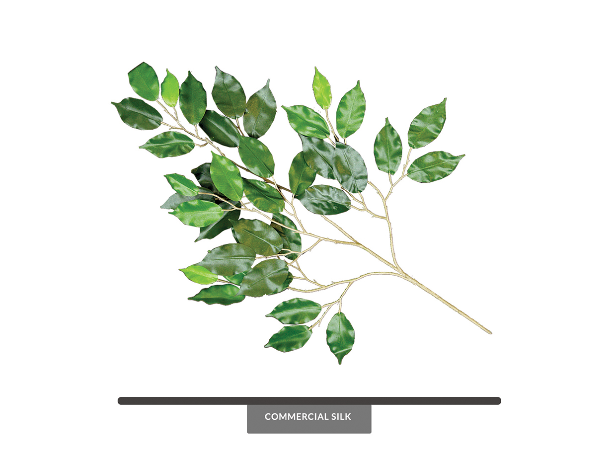 Artificial Ficus Benjamina Foliage