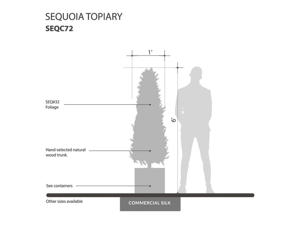 Sequoia Tree, Cypress Style ID# SEQC72
