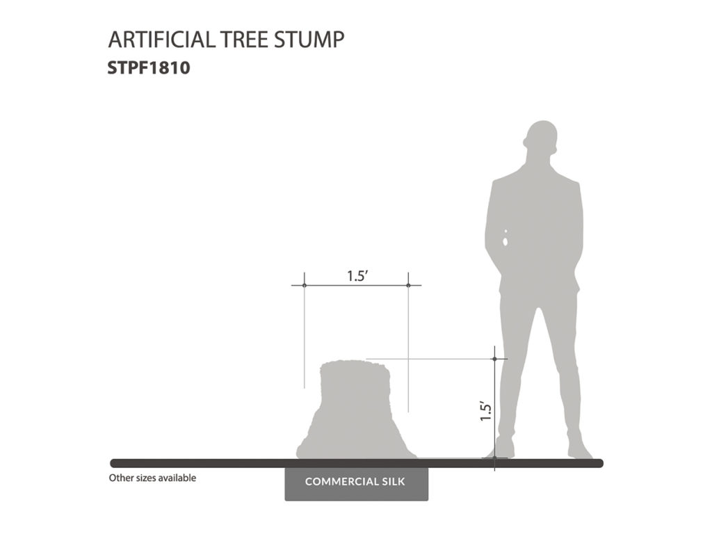 Artificial Tree Stump ID#STPF1810