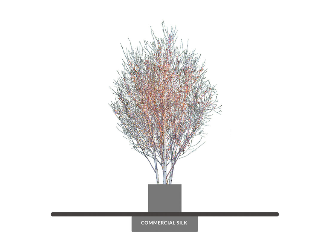 Birch Tree | Artificial Indoor Tree | Fake Tree | Commercial Silk