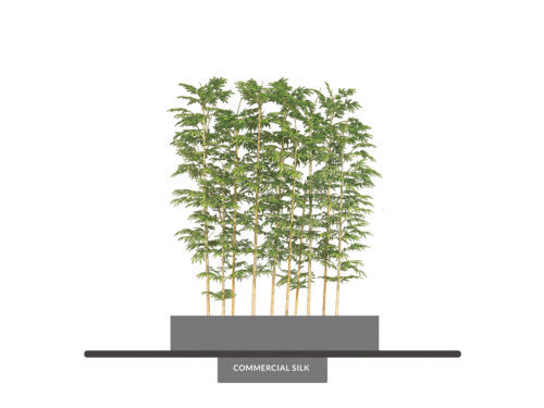 Bamboo Tree Wall, 14' ID# 15664