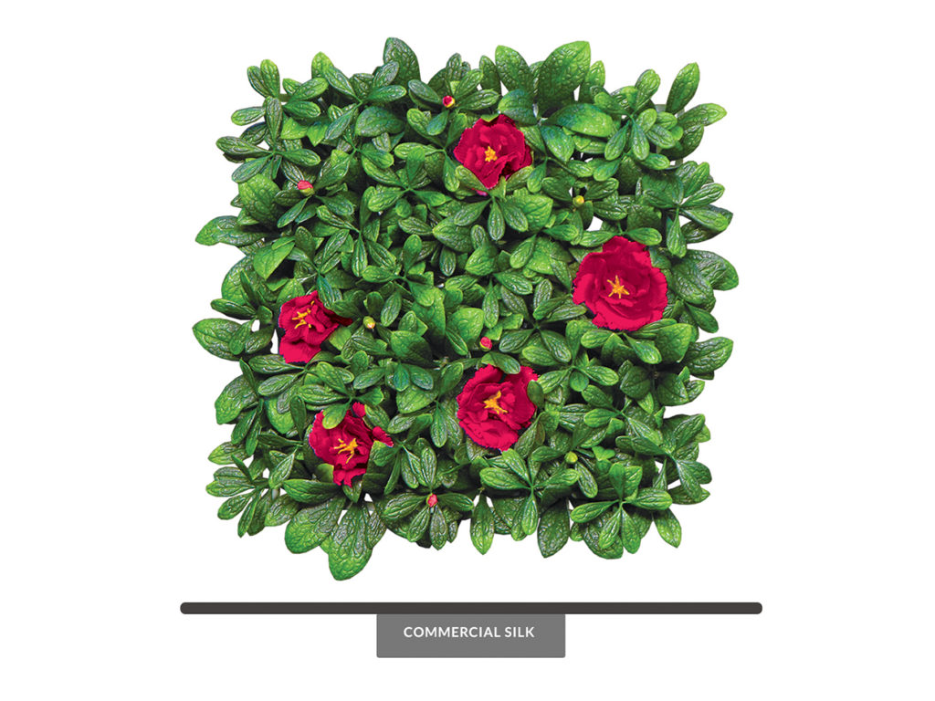 Artificial Azalea Flower Mat Tile