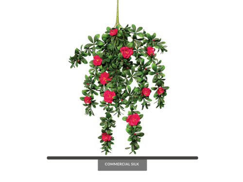 Faux Azalea Hanging Flowers ID# AZA+34B