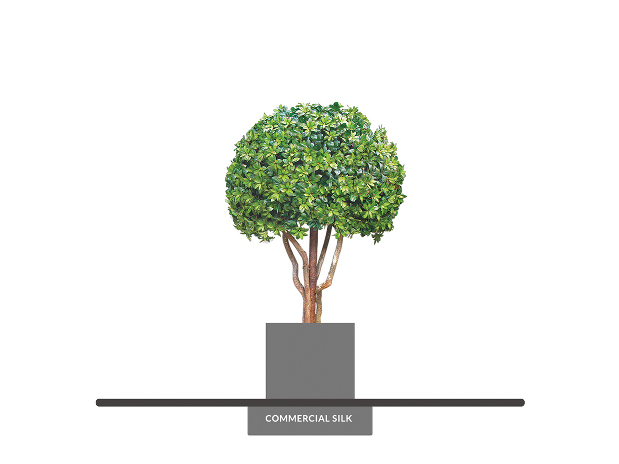 Artificial Azalea Bonsai Tree