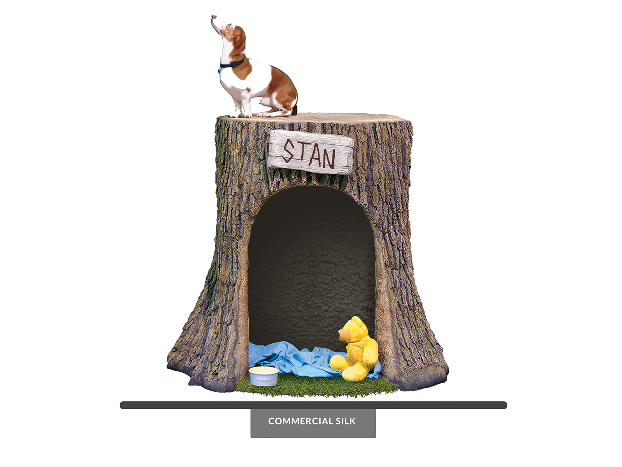Large Dog House Fake Tree Stump