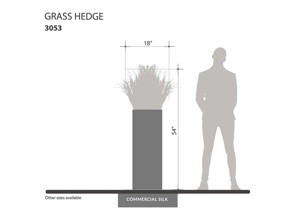 Artificial Grass Hedge ID# 3053