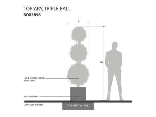 Boxwood Ball Topiary ID# BOX3B96