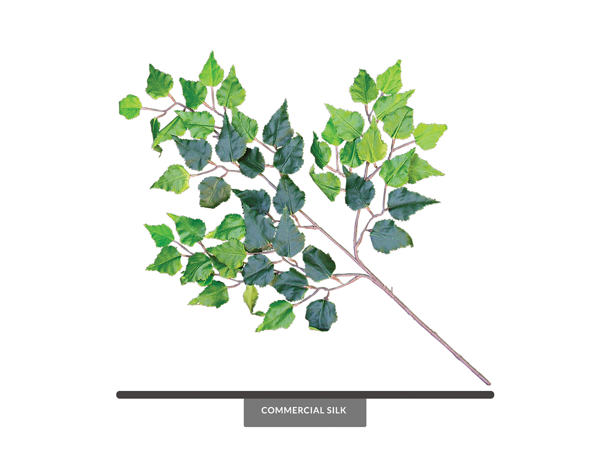 Artificial Paper Birch Tree Branches